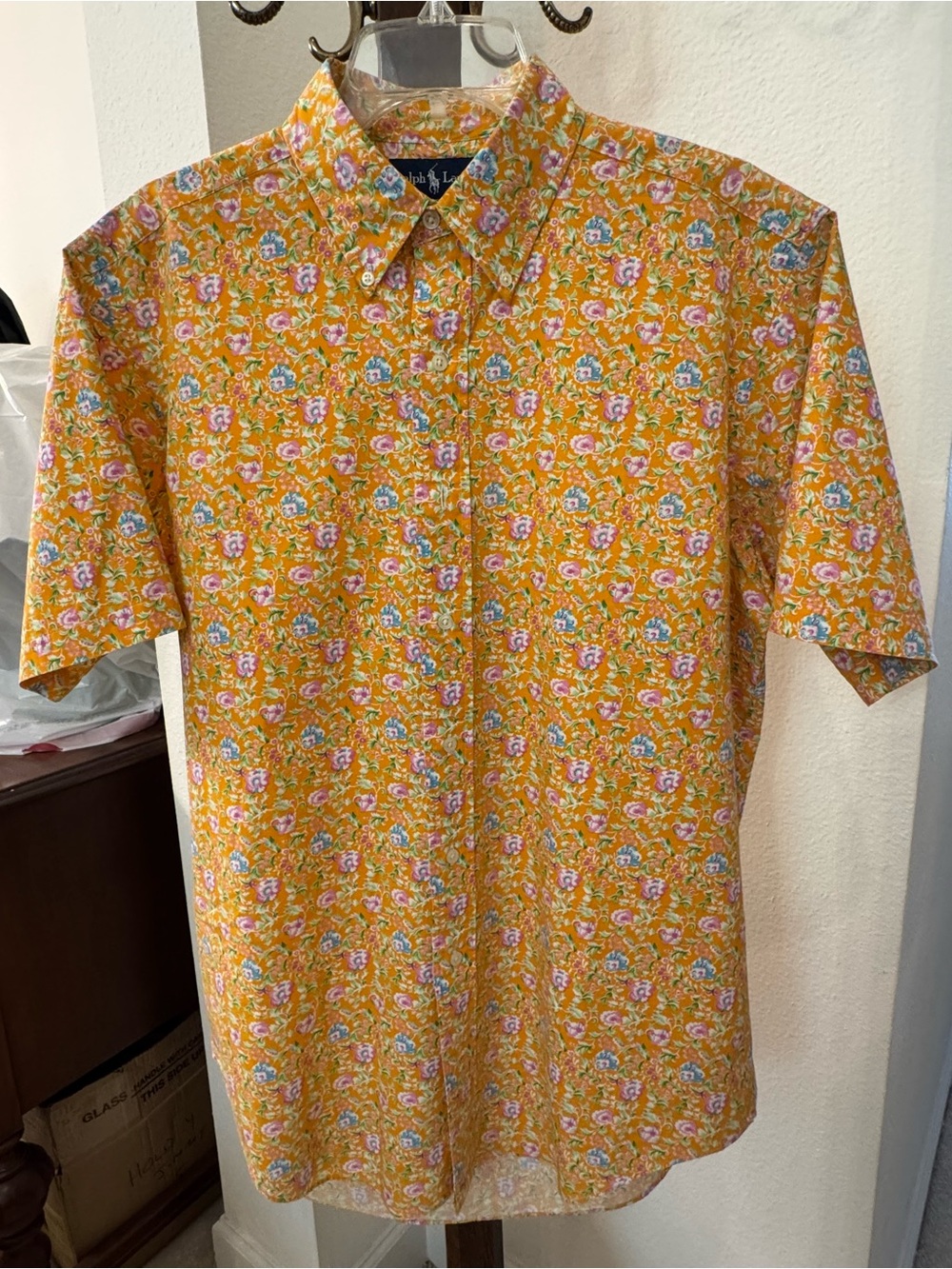 Ralph Lauren Floral Short-Sleeve Button-Down Shirt
